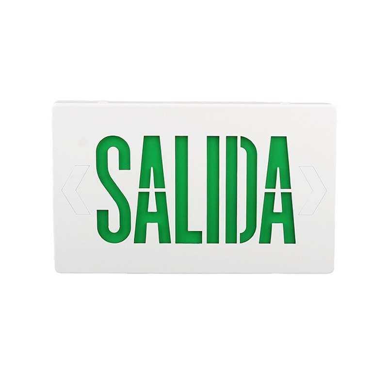 应急灯指示灯外贸LED消防应急salida紧急疏散指示灯充电灯