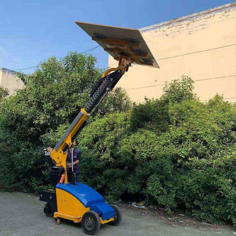 室内玻璃安装真空吸盘车400kg机械手铁板吊运机吊臂式搬运车