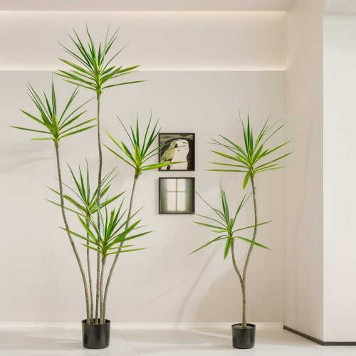 感玄关仿真植物植客厅假绿摆件室内装饰树龙舌兰高档轻奢高级盆栽