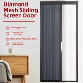 防蚊 防盗 防猫 狗 铝合金推拉 金刚网隐形锁式 鼠 折叠纱门