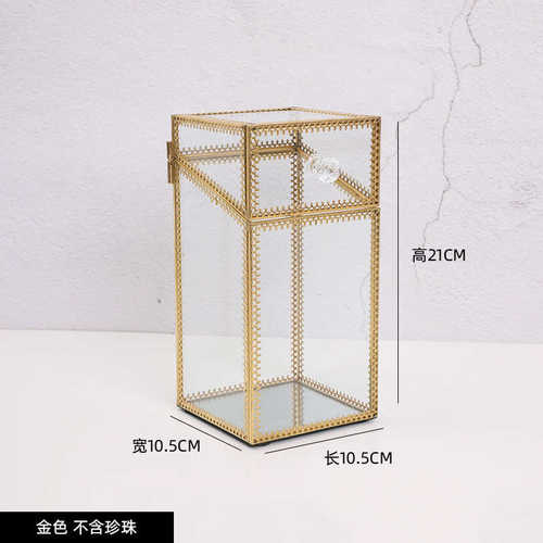 筒刷笔美刷子防尘桌面玻璃翻盖桶妆心少女化妆收纳刷收纳盒刷透明