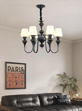 全铜现代客厅法式书33488房主卧室餐板厅民宿主灯式美灯吊简约样