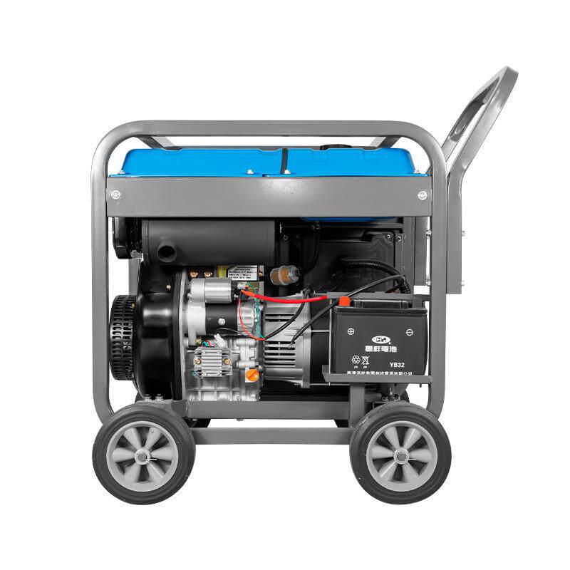 小型移动柴油发电机3kw5kw6.5kw8kw10/12/15KW单三相家用发电机组