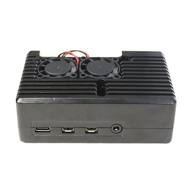 4代铝合金外壳RS01带双风扇92x62x32MM工程盒控制盒仪表仪器外壳