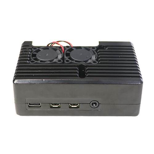 4代铝合金外壳RS01带双风扇92x62x32MM工程盒控制盒仪表仪器外壳