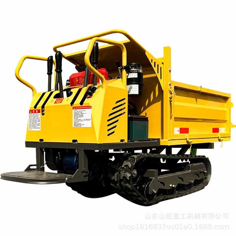 爬山虎履带运输车自卸小型工程农用全地形拖拉机果园搬运柴油山地