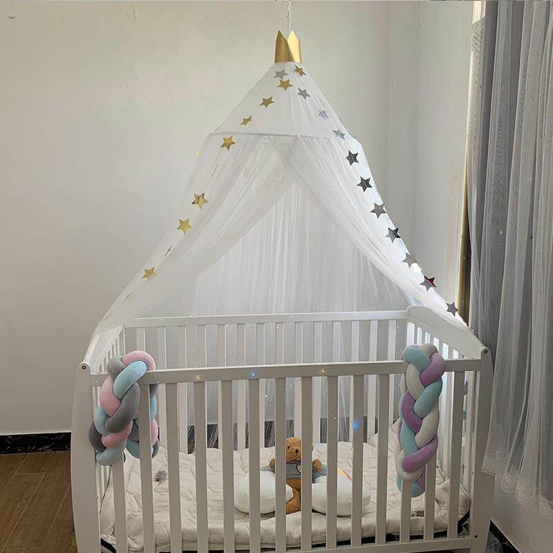 婴幼儿圆顶蚊帐北欧婴孩蚊帐床帘床帐网纱床幔儿童房装饰