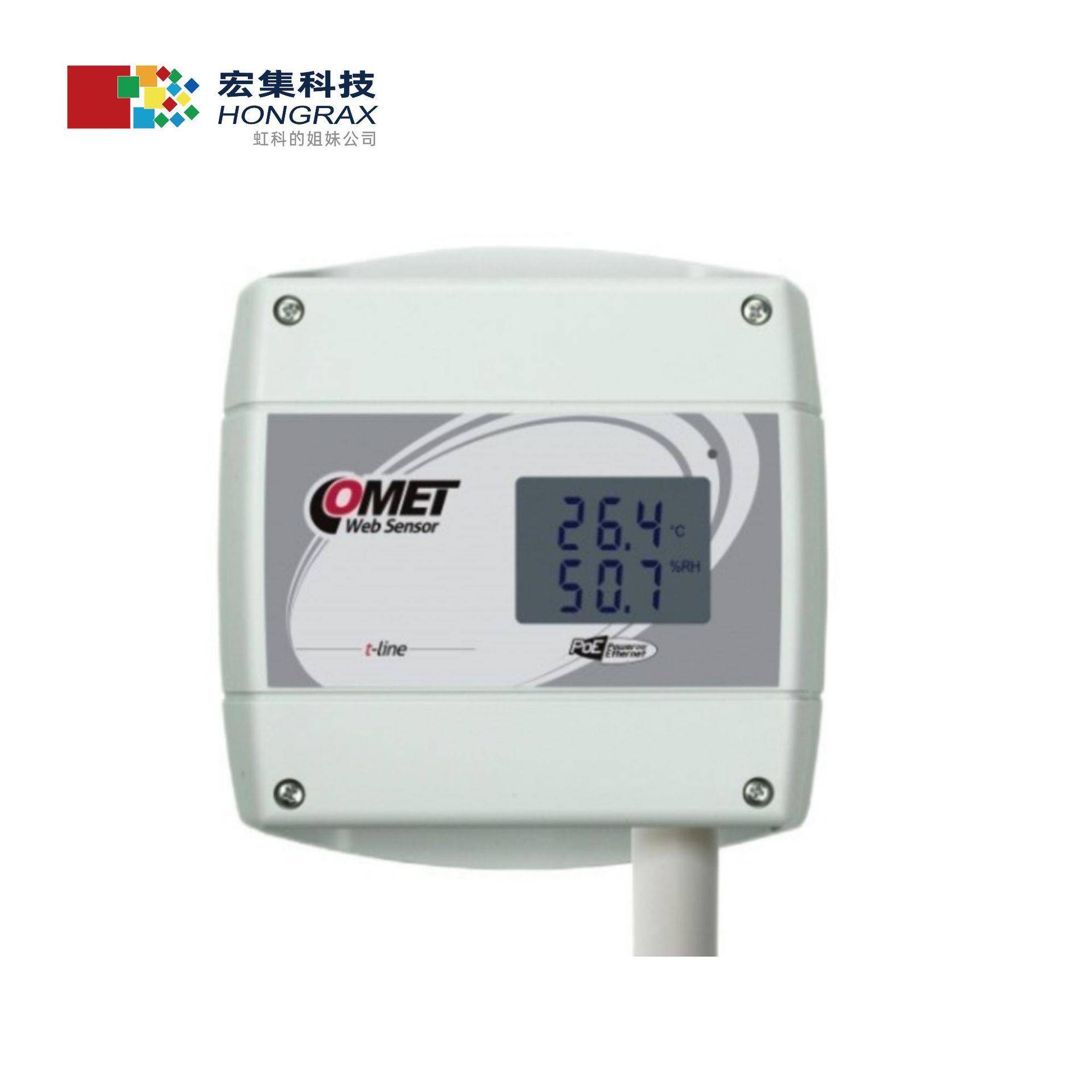 宏集Comet网络传感器支持POE远程温湿度计供电以太网接口T3610