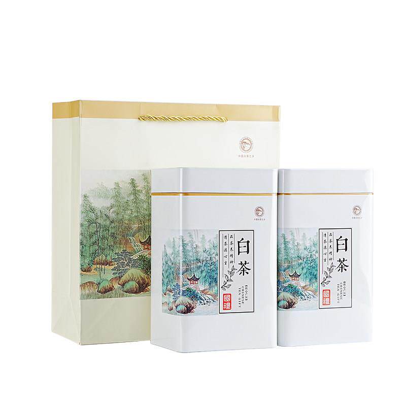 安吉福鼎白茶茶叶罐铁罐半斤一斤装金属密封罐储存罐包装空礼盒
