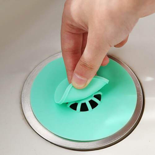 Press-type silicone floor drain, kitchen sealed bounce bathr
