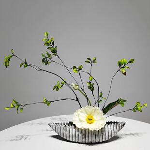 新中式花艺盆景绿植摆件装饰品样板房售楼处电视柜玄关简约仿真花