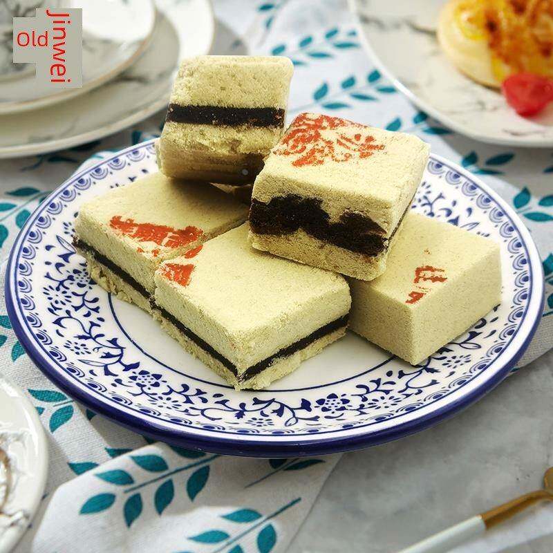 天津归顺斋绿豆糕红豆沙馅中国历史悠久的天津特色传统老式糕点