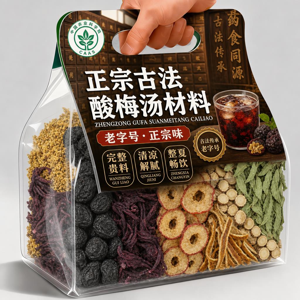 浙江省中医院丨古法酸梅汤原材料包独立小包装自煮摆摊官方旗舰店图片