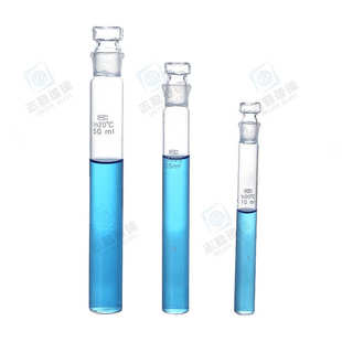 玻璃比色管10ml 25ml 50ml 100ml 具塞比色管 带刻度玻璃比色管