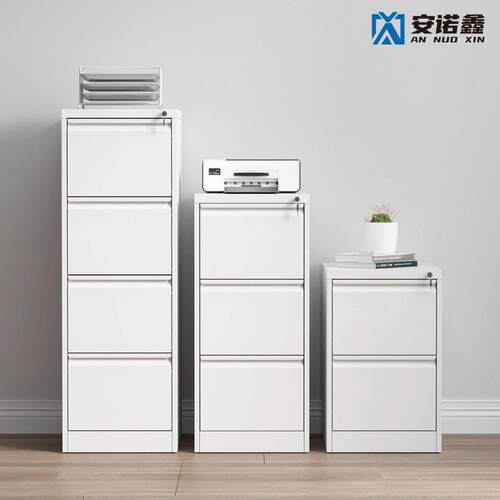 二斗卡箱快挂劳柜钢制三抽四抽公抽屉式a4文件柜资料档案柜厂家