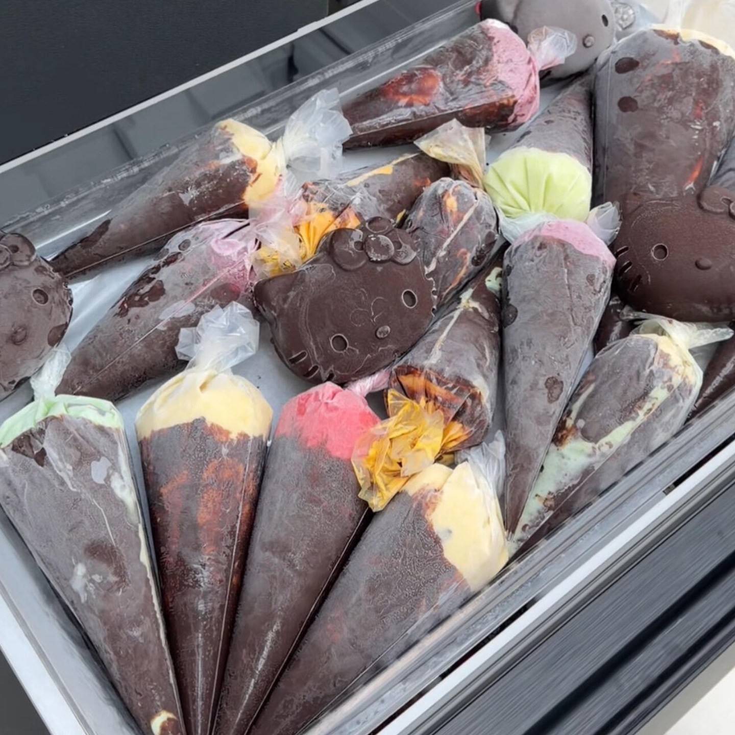 冰淇淋裱花袋模具家用食品级一次性制冰袋diy自制甜筒雪糕冰激凌.图片