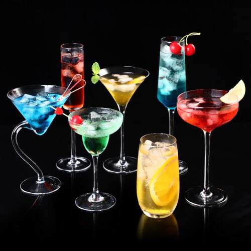 Crystal Champagne Cocktail Glass Sparkling Wine Flute Cups