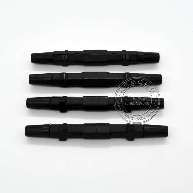 圆形黑色皮线光缆保护盒 光皮纤熔接盒 皮线热缩管接头盒 保护管