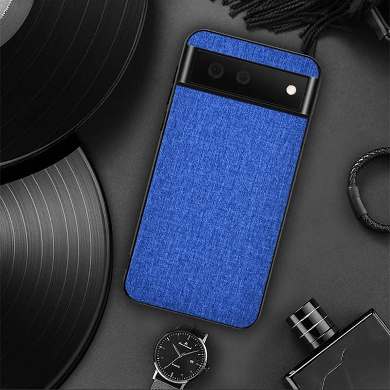 适用谷歌pixel8手机壳布纹Googlepixel7Pro保护套6A布艺5A防摔4XL