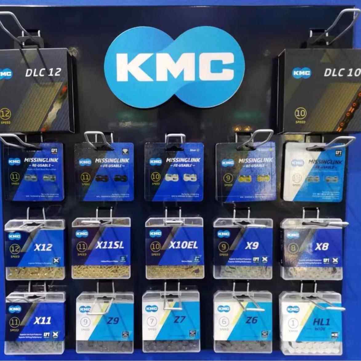 KMC桂盟商山地旅行公路自行车1/6/7/8/9/10/11速镂空链条链子