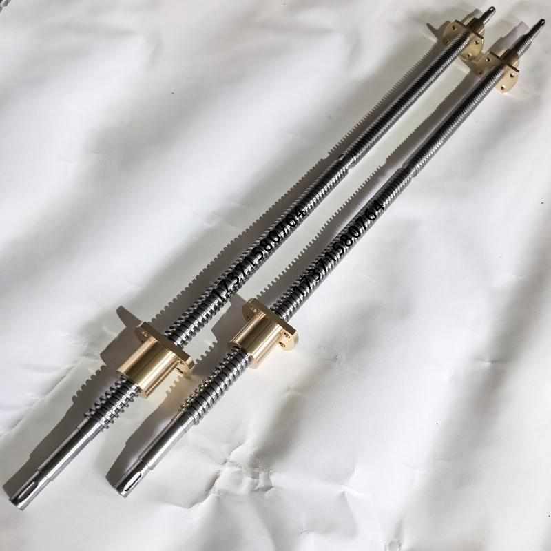 左右旋梯形丝杆法兰螺母Tr8 10 12 14 1625不锈钢正反牙丝杠螺杆