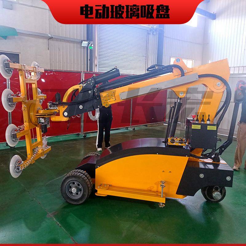 移动玻璃车板材安装玻璃吸盘车800-1000真空板材搬运机械电动