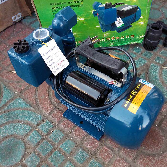 上海才福家用自吸水泵铸铁清水抽水泵 全自动冷热水自吸泵 1500W