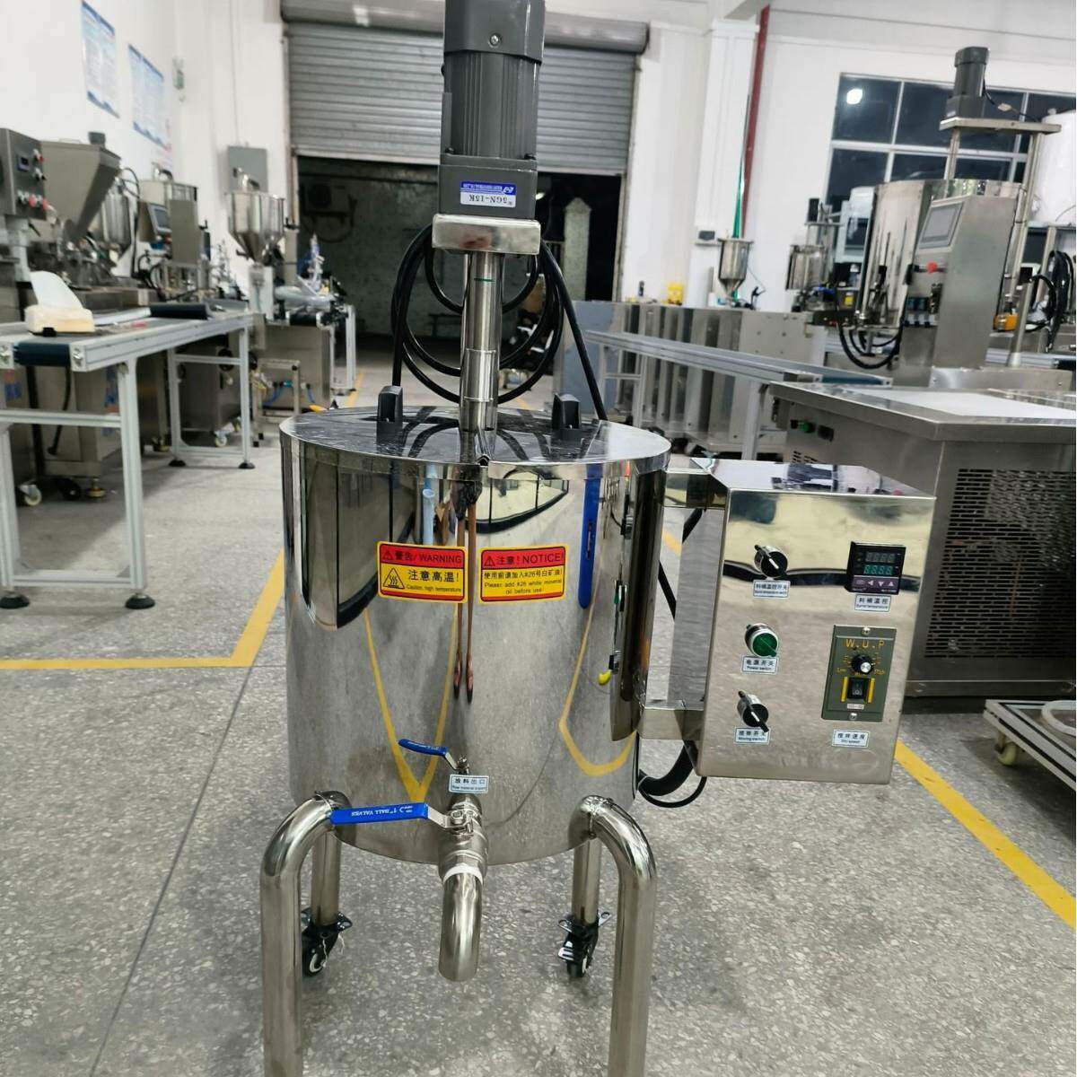 小搅拌锅电加热搅拌锅口红生产设备冷冻平台口红模具整套生产设
