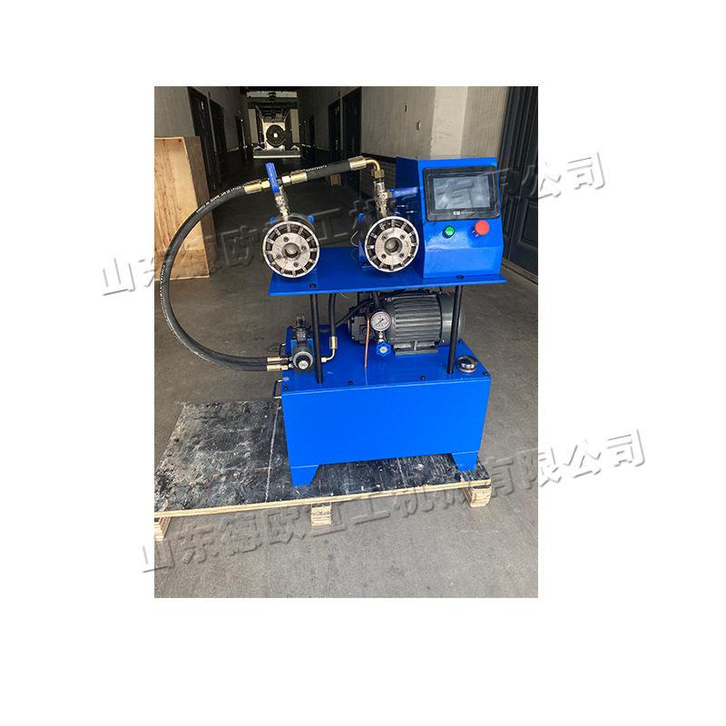 头数控软管扣压机 新型PE管扣合设备 小型电动卫浴喷水管压管机