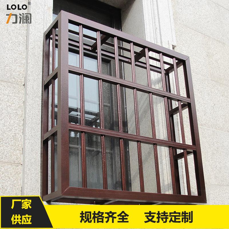 铝合金防盗窗铝艺外墙装饰窗家用阳台防坠窗铝艺通风飘窗安全款