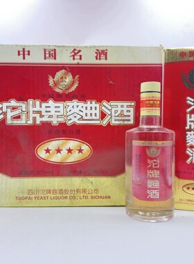 2009年50度沱牌曲酒四星500ml*6瓶 浓香型 纯粮老酒 特级标准