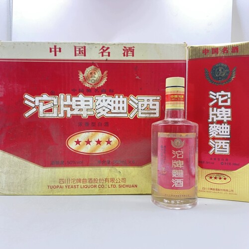 2009年50度沱牌曲酒四星500ml*6瓶 浓香型 纯粮老酒 特级标准