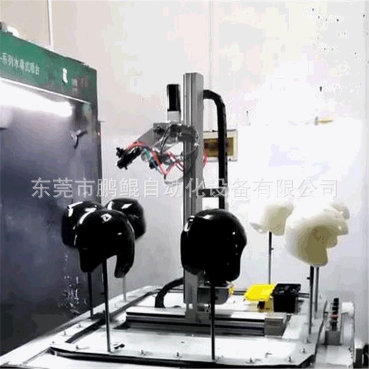 东莞厂家直销头盔三轴联动多功能喷涂设备雪地滑雪头盔喷漆设备