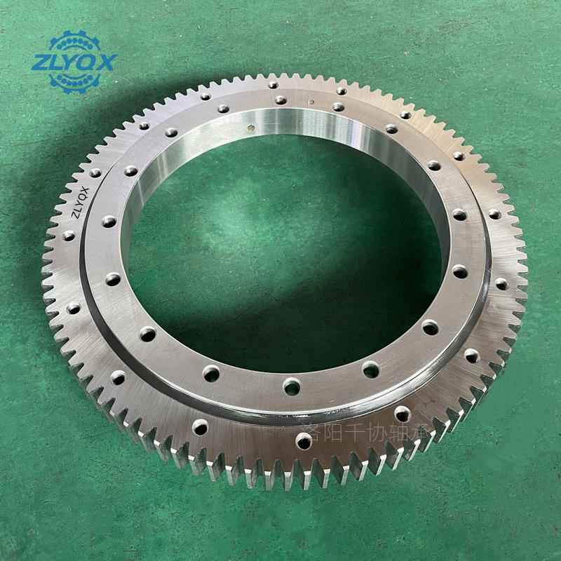 0LA20AHO414带法兰外齿转盘轴承回转支承机V床转台轴承大载荷
