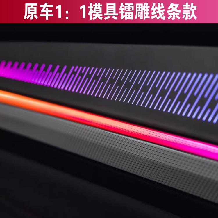 适用大众凌渡l氛围灯动态威然镭雕星空氛围灯24款车载幻彩主动式