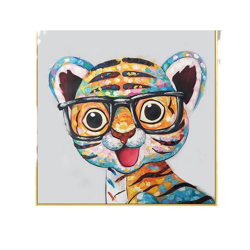 十二生肖创意动物画简约客厅沙发墙画卧室书房挂画餐厅壁画抽象画