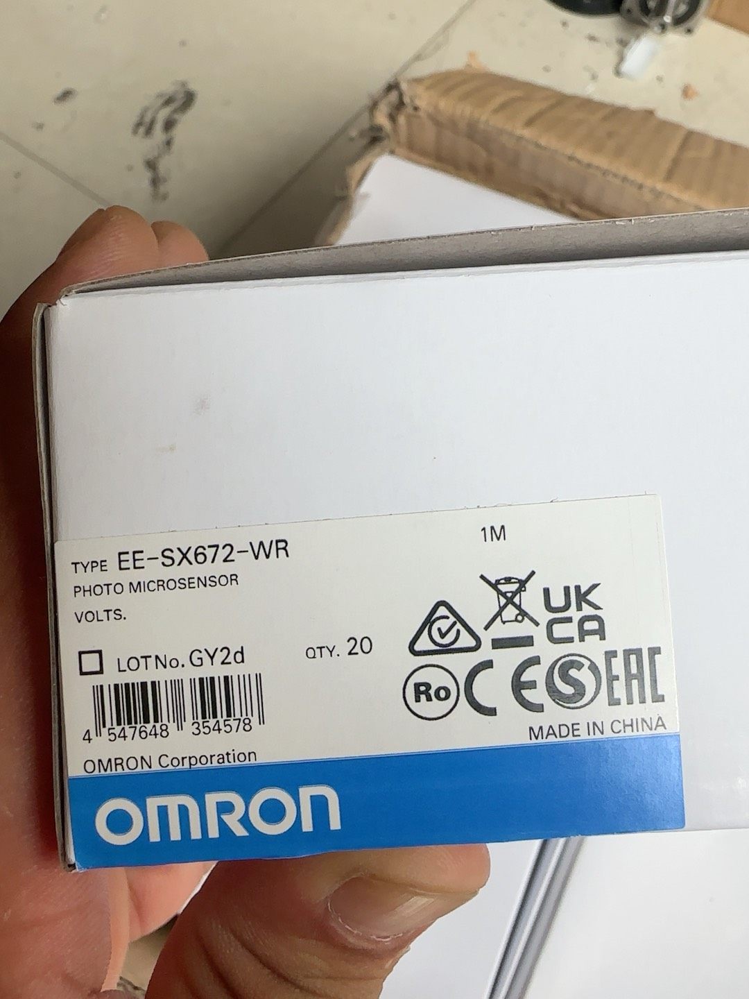 欧姆龙全新原装光电开关EE-SX672-WR  1米