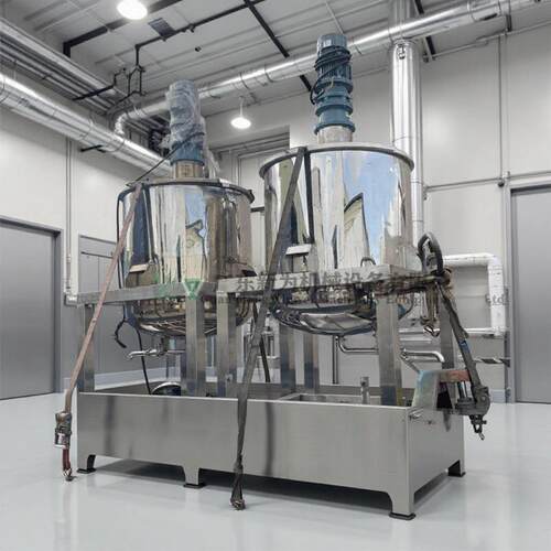 供应电动双轴不锈钢拌料机 高低速液体混合设备 油漆油墨搅拌罐