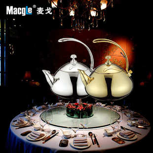 功夫茶专用1.5L 带茶滤网 古典英式 不锈钢茶壶电磁炉烧水壶