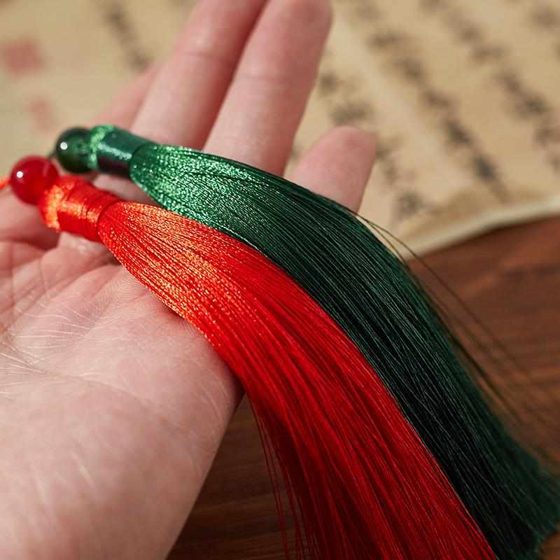 汉服玉佩吊襟13cm灯笼手工扇坠穗古风压流苏穗子串珠diy材料挂件