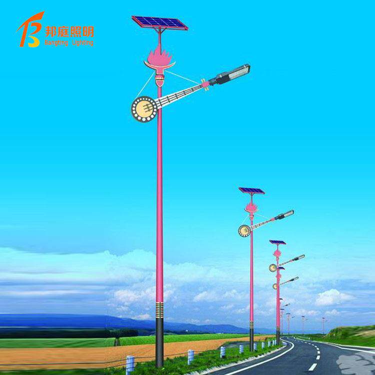 太阳能灯家用户外庭院灯一拖二大功率超亮LED天黑自动亮防水路灯