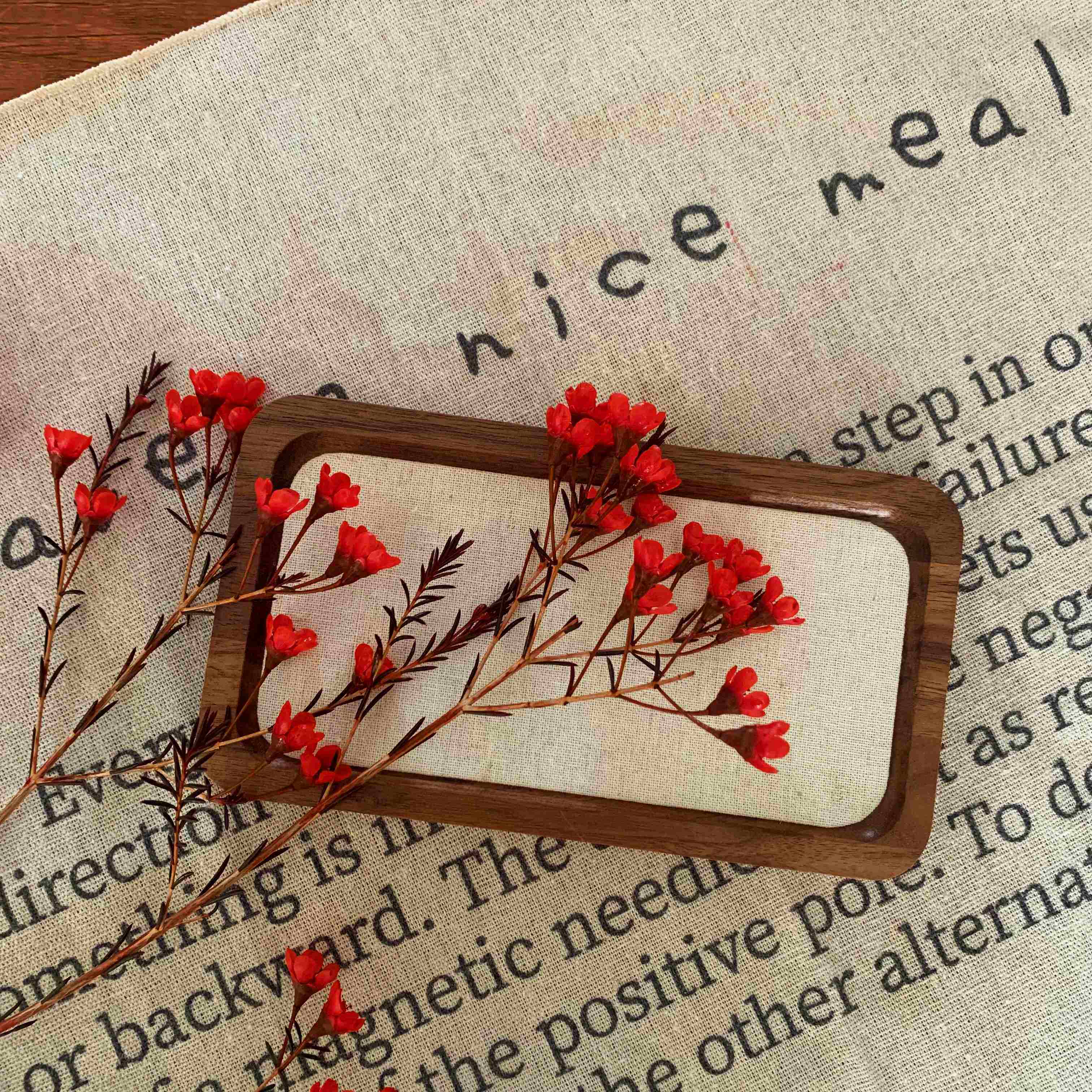 正品珠宝珍木首饰质盘托盘桃木胡珠项链戒指陈列展示盘展示架拍摄