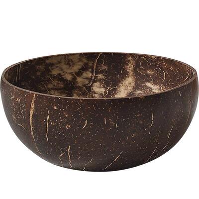 12-15cm Natural Coconut Bowl protection wooden bowl 椰子碗