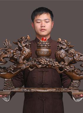 麒麟财摆安件一对貔貅平扣招财聚阵客厅入户门口玄关办公888室装