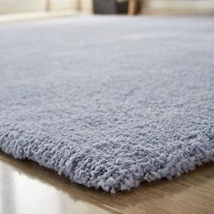 现代简约家用客厅沙发床边纯色地毯大面积房间全铺整铺茶几地毯