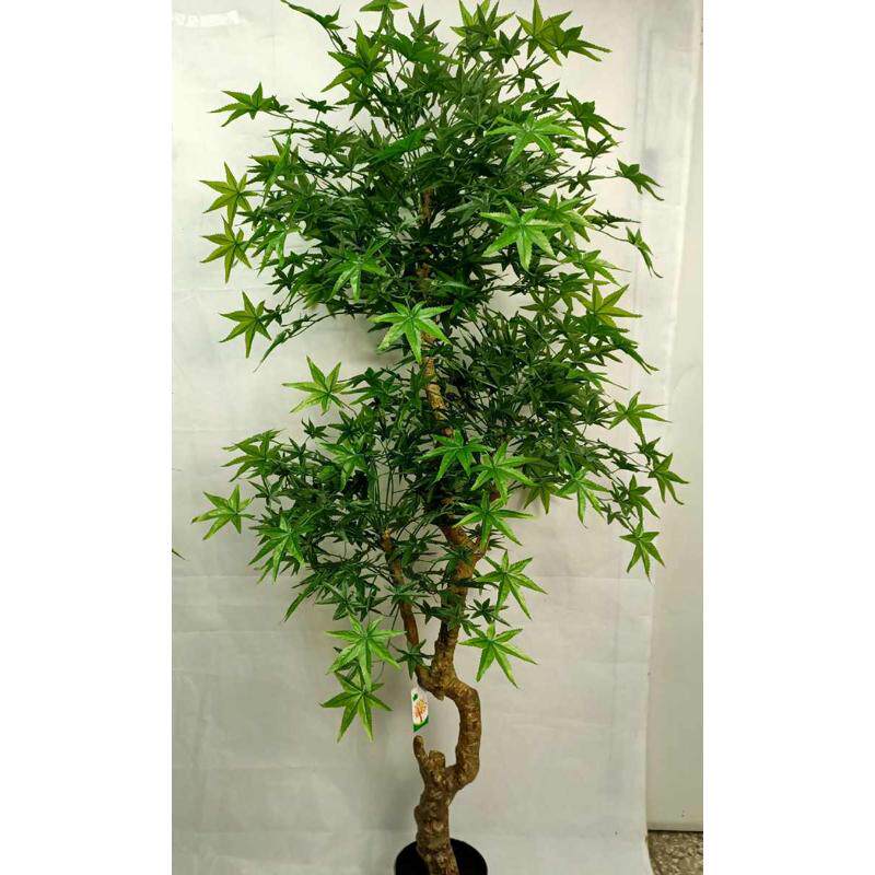 红枫假仿真假摘花摆件盆栽枫树植植物塑料装饰仿真绿花盆假盆景树