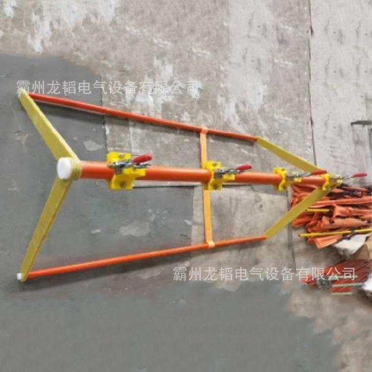 地面支撑架多用途引流线电线支撑杆高压复合绝缘横担固定装置