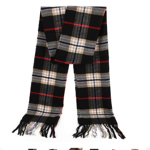 2024新款格子围巾女冬季保暖韩系英伦风男生围脖披肩秋冬氛围感