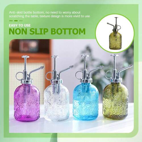 Glass Plant Mister Spray Bottle Vintage Plant Spritzer Water