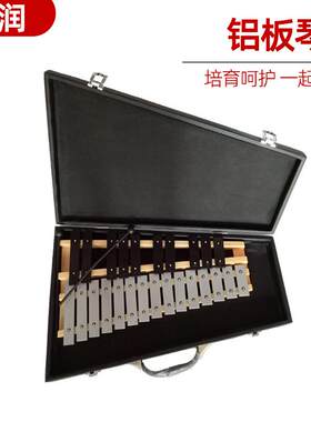 铝板琴奥尔夫打击乐器25音铝板琴盒装 儿童打琴初学者手敲琴